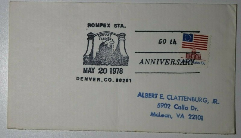 Colorado CO Lot 4 Philatelic Expo Cachet Covers 1957-1959 ROMPEX 1978 stamp club