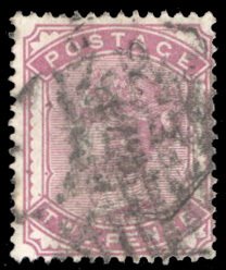 British Commonwealth - Great Britain #81 Cat$140, 1880 2p lilac rose, used