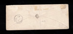 Great Britain SG #97 Used On Cover With Rare A81 Barred Oval From Swatow China