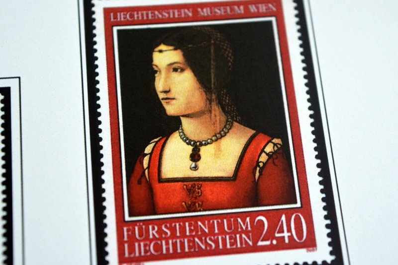 COLOR PRINTED LIECHTENSTEIN 1912-2010 STAMP ALBUM PAGES (166 illustrated pages)