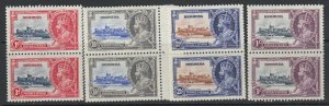 Bermuda, Scott 100-103 (SG 94-97), MNH pairs