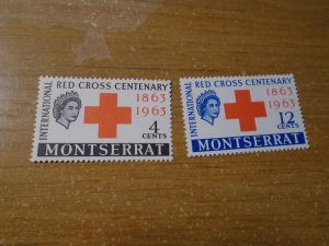 Montserrat  #  151-52   MNH