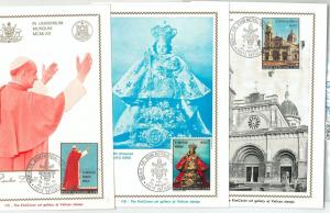 63840 - VATICANO - POSTAL HISTORY: 5  MAXIMUM CARD 1970 -  ART Architecture