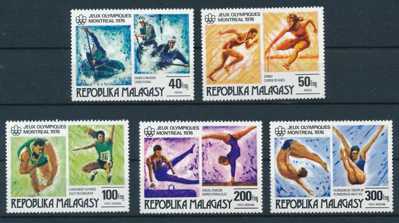 Malagasy - Montreal Olympic Games MNH Sports Stamps (1976)