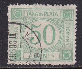 Romania (1908-11) Sc J40 (2) used