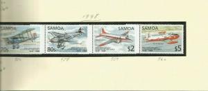 SAMOA  SCOTT 957-60 MNH