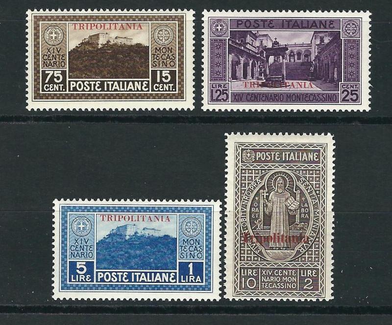 Tripolitania 28-34 Sas 54-60 MNH F/VF 1929 SCV $160.00 (2 scans)