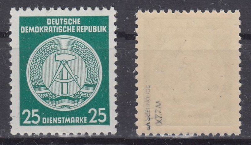 DDR 1954 Officials Sc#O23 Mi# 23 xI XI mnh signed Schönherr
