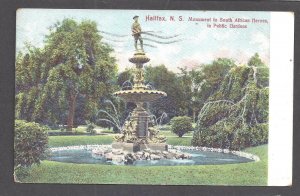 Canada 1907 POST CARD HALIFAX N.S. MONUMENT TO SOUTH AFRICAN HEROES BS26061