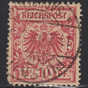 Germany, Sc. no. 48, Pulsnitz postmark