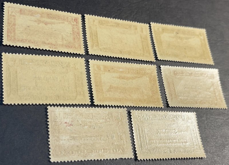 ALEXANDRETTA/FRENCH  # C1-C8--MINT/HINGED---COMPLETE SET---AIR-MAIL---1938