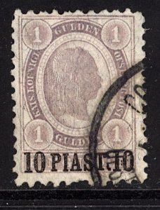 Austria Turkey 1896 Scott #30 used