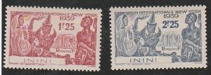 ININI #42-3 MINT NEVER HINGED COMPLETE