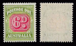 Australia Sc. J77 1946 postage due MNH die 2