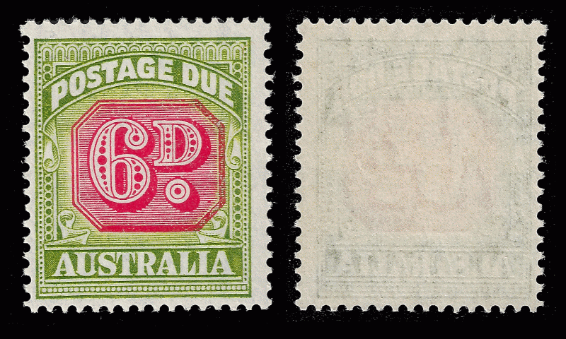 Australia Sc. J77 1946 postage due MNH die 2