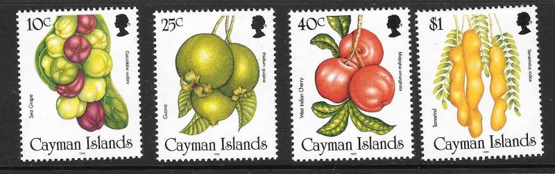 CAYMAN ISLANDS SG816/9 1996 WILD FRUIT MNH 