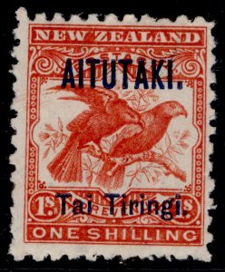 COOK ISLANDS - Aitutaki EDVII SG7, 1s bright red, M MINT. Cat £55.