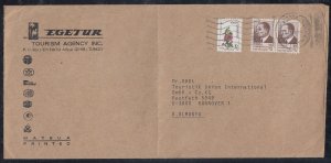 Turkey - Aug 1961 Cover to Germany