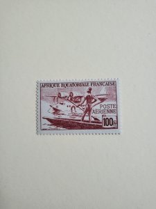 Stamps French Equatorial Scott #C23G nh