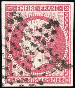 France Stamps # 20 Used XF Scott Value $500.00