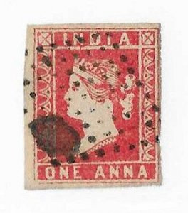 India Sc #4a 1a red used FVF
