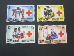 St Vincent 1970 Sc 299-302 set MNH