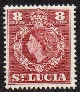 St. Lucia Sc #163 Mint Hinged