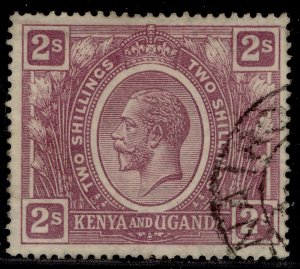 KENYA and UGANDA GV SG88, 2s dull purple, FINE USED. Cat £21.