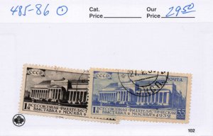 RUSSIA  485-86   USED
