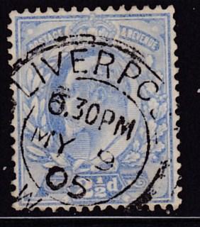Great Britain 1902 King Edward VII 2 1/2d  ultra  VF/Used(*)