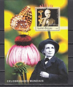 Guinea Bissau, 2003 issue. Alexander Fleming & Mushrooms s/sheet.