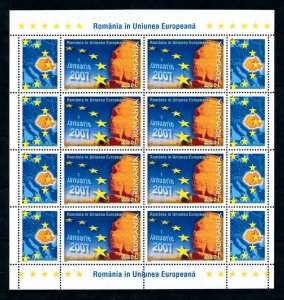 [101478] Romania 2007 Accession European Unioin Sheet MNH