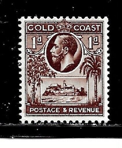 Gold Coast Stamp-Scott # 99/A9-1p-Mint/LH-1928-OG