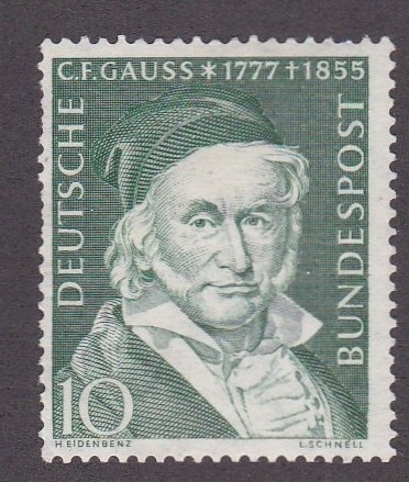 Germany # 725, Carl Gauss, Mint NH, 1/3 Cat.