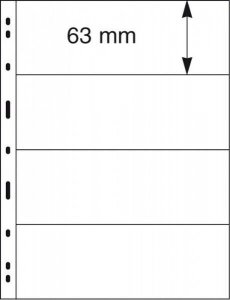 Lindner Uniplate Stamp Stock pages pack of 5 (similar to Vario) priced to clear 