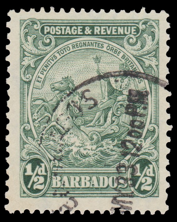 BARBADOS STAMP 1925. SCOTT # 166A. USED. ITEM 2