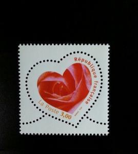 1999 France Festival Stamps, Rose Scott 2697 Mint F/VF NH