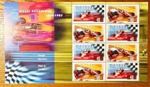 Canada # 1648b Gilles Villeneuve Formula 1  Souvenir Sheet with folder Mint NH