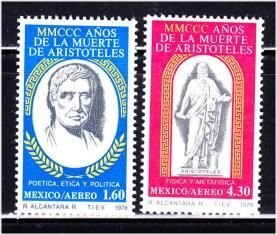 Mexico, Aristotle. (SC# C579-C580) MNH SET