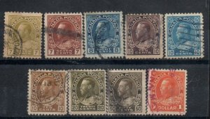 Canada 113-122 Short set Used