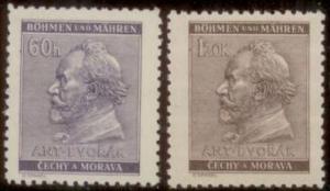 Bohemia & Moravia 1941 SC# 54-55 MNH  L59