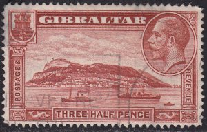 Hinged, Gibraltar 97 Rock of Gibraltar 1931