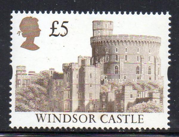 Great Britain Sc 1448 1002 £5 Windsor Castle stamp mint NH