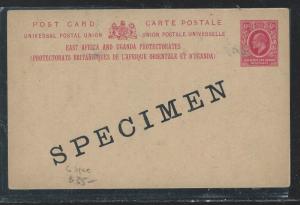 EAST AFRICA AND UGANDA (P2609B) KE 6C PSC SPECIMEN  HG6