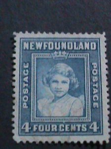 ​NEWFOUNDLAND 1938-SC#244 84 YEARS PRINCESS ELIZABETH-USED STAMP VERY FINE