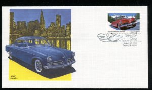 US 3931 Sporty Cars, Studebaker Starliner UA Fleetwood cachet FDC