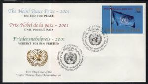 UN Geneva 384 Nobel Prize UN Administration U/A FDC