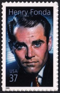 SC#3911 37¢ Legends of Hollywood: Henry Fonda (2005) SA