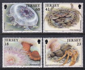 Jersey 681-684 Marine Life MNH VF