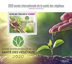 Togo Plants Stamps 2020 MNH International Yr of Plant Health Flora Nature 1v S/S